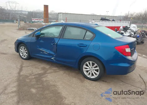 2012 Honda Civic Ex-L z USA, uszkodzony, nr VIN 2HGFB2F91CH532395